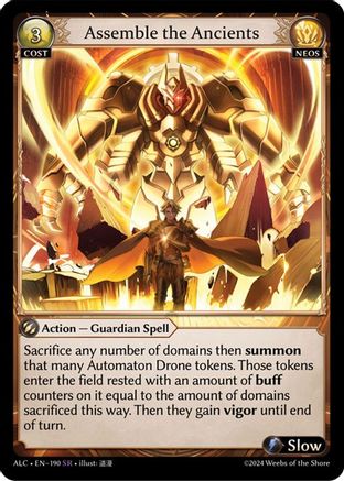Assemble the Ancients (190) - Alchemical Revolution Foil