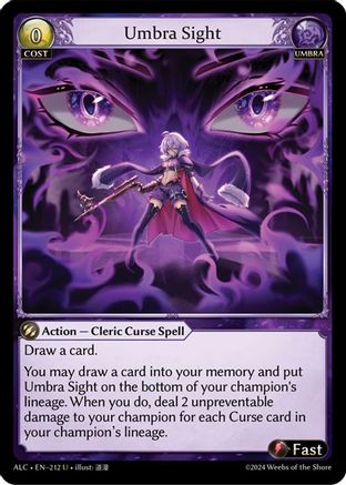 Umbra Sight (212) - Alchemical Revolution