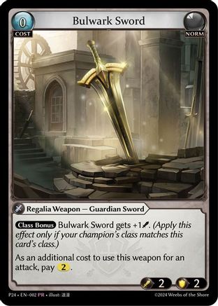Bulwark Sword (002) - Promotional Cards Foil