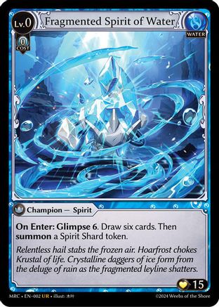 Fragmented Spirit of Water (002) - Mercurial Heart Foil - The Grand Archivist