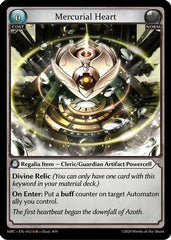 Mercurial Heart (012) - Mercurial Heart Foil - The Grand Archivist