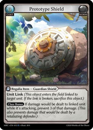 Prototype Shield (013) - Mercurial Heart Foil - The Grand Archivist