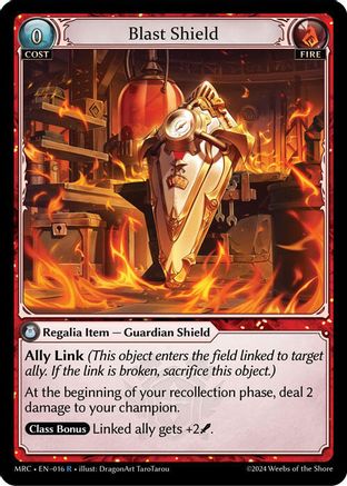 Blast Shield (016) - Mercurial Heart Foil - The Grand Archivist
