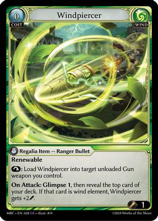 Windpiercer (028) - Mercurial Heart Foil - The Grand Archivist