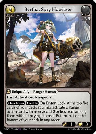 Bertha, Spry Howitzer (040) - Mercurial Heart - The Grand Archivist