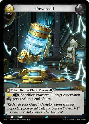Powercell (64A) (64A) - Mercurial Heart Foil - The Grand Archivist
