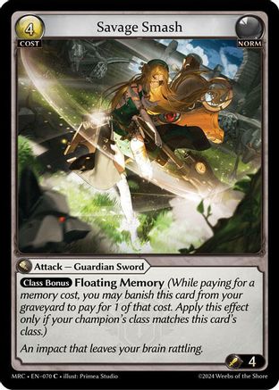 Savage Smash (070) - Mercurial Heart Foil - The Grand Archivist
