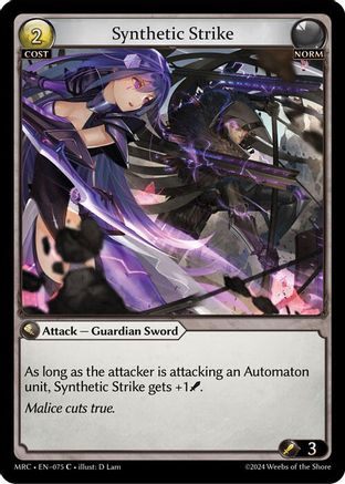 Synthetic Strike (075) - Mercurial Heart Foil - The Grand Archivist