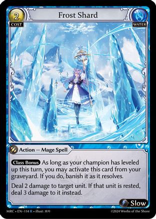 Frost Shard (114) - Mercurial Heart Foil - The Grand Archivist