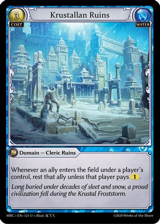 Krustallan Ruins (121) - Mercurial Heart Foil - The Grand Archivist