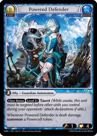 Powered Defender (126) - Mercurial Heart Foil - The Grand Archivist