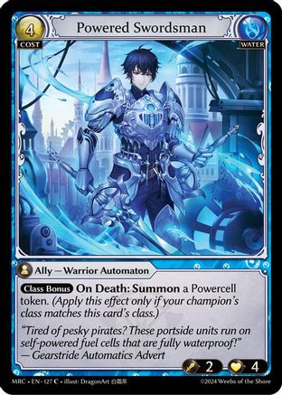 Powered Swordsman (127) - Mercurial Heart Foil