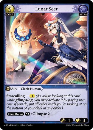 Lunar Seer (163) - Mercurial Heart Foil