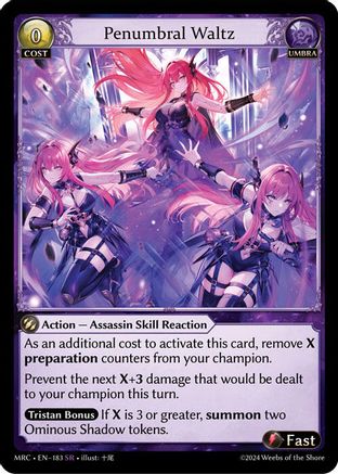 Penumbral Waltz (183) - Mercurial Heart Foil - The Grand Archivist