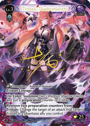 Tristan, Shadowdancer (CSR) (004) - Tristan ReCollection Shadowdancer Foil