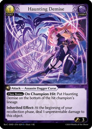 Haunting Demise (029) - Tristan ReCollection Shadowdancer