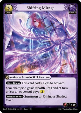 Shifting Mirage (033) - Tristan ReCollection Shadowdancer