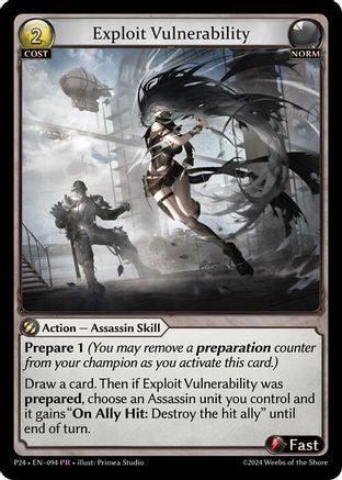 Exploit Vulnerability (094) - Promotional Cards Foil - The Grand Archivist