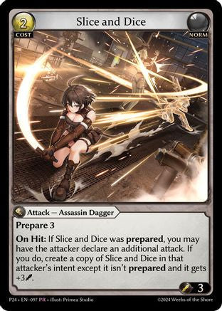 Slice and Dice (097) - Promotional Cards Foil