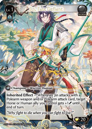 Jin, Fate Defiant (CSR) (004) - Mortal Ambition Foil - The Grand Archivist