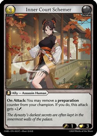 Inner Court Schemer (052) - Mortal Ambition - The Grand Archivist