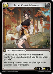 Inner Court Schemer (052) - Mortal Ambition Foil - The Grand Archivist