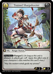 Trained Sharpshooter (086) - Mortal Ambition Foil - The Grand Archivist