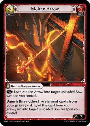 Molten Arrow (112) - Mortal Ambition Foil - The Grand Archivist
