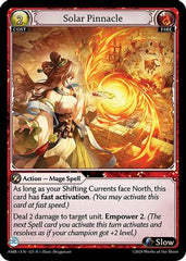 Solar Pinnacle (121) - Mortal Ambition Foil - The Grand Archivist