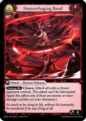 Hemorrhaging Rend (208) - Mortal Ambition Foil - The Grand Archivist