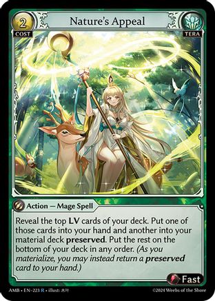Nature's Appeal (223) - Mortal Ambition Foil - The Grand Archivist