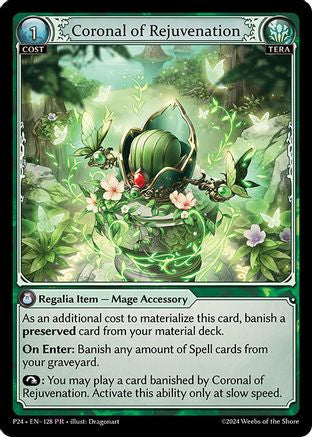 Coronal of Rejuvenation (128) - Promotional Cards Foil - The Grand Archivist