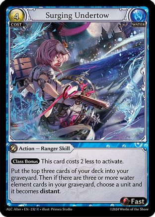 Surging Undertow (232) - Alchemical Revolution Alter Edition Foil - The Grand Archivist
