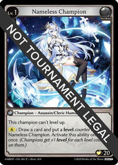 Nameless Champion (Assassin/Cleric) (001) - Mortal Ambition Draft Pack