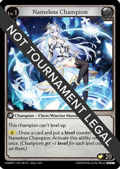 Nameless Champion (Cleric/Warrior) (001) - Mortal Ambition Draft Pack