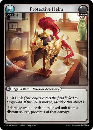 Protective Helm (016) - Abyssal Heaven Foil - The Grand Archivist