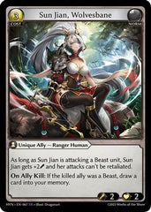 Sun Jian, Wolvesbane (067) - Abyssal Heaven Foil - The Grand Archivist