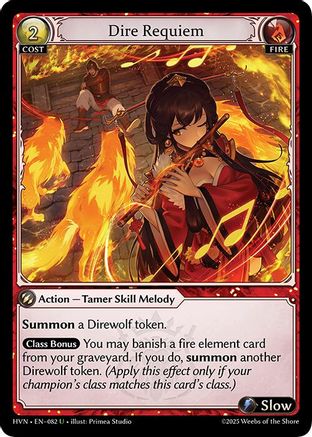 Dire Requiem (082) - Abyssal Heaven Foil - The Grand Archivist