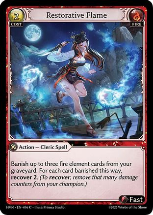 Restorative Flame (096) - Abyssal Heaven Foil - The Grand Archivist