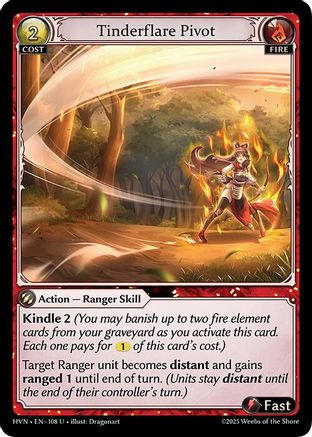 Tinderflare Pivot (108) - Abyssal Heaven Foil - The Grand Archivist