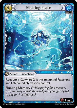 Floating Peace (123) - Abyssal Heaven Foil - The Grand Archivist
