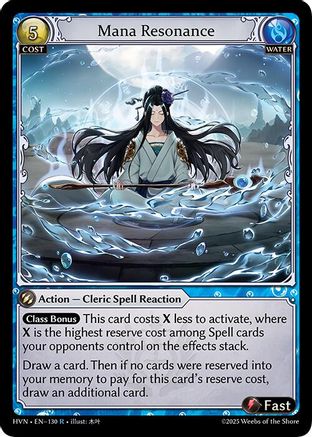 Mana Resonance (130) - Abyssal Heaven Foil - The Grand Archivist