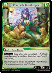 Courtside Beastkeeper (152) - Abyssal Heaven Foil - The Grand Archivist