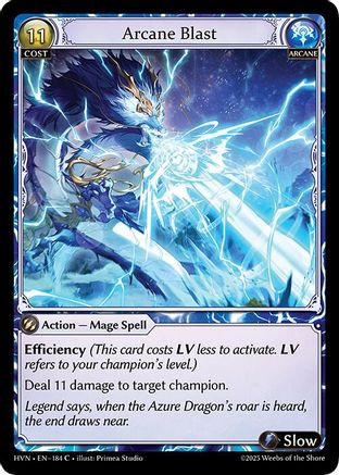 Arcane Blast (184) - Abyssal Heaven Foil - The Grand Archivist