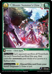 Bloom: Summer's Glow (033) - Promotional Cards Foil
