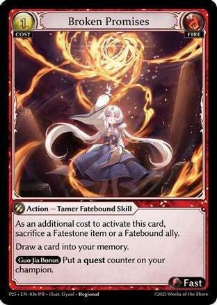 Broken Promises (036) - Promotional Cards Foil