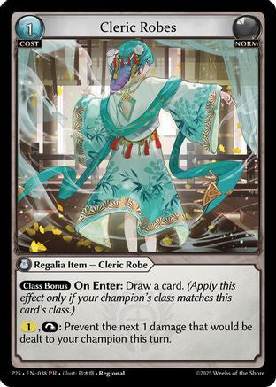 Cleric Robes (038) (038) - Promotional Cards