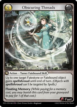 Obscuring Threads (061) - Promotional Cards Foil