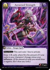 Accursed Strength (192) - Mercurial Heart Alter Edition Foil - The Grand Archivist