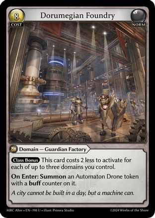 Dorumegian Foundry (198) - Mercurial Heart Alter Edition Foil - The Grand Archivist